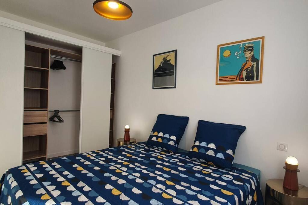 Bd Grosso Apt 4 Prs, 300M Plage, Clim, Parking Niza Exterior foto