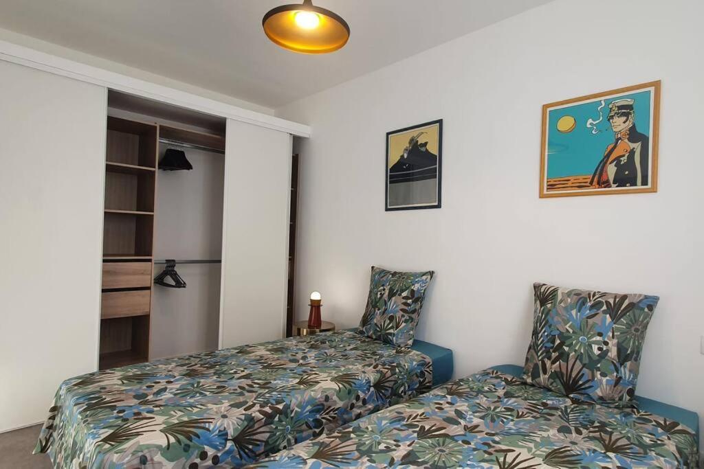 Bd Grosso Apt 4 Prs, 300M Plage, Clim, Parking Niza Exterior foto